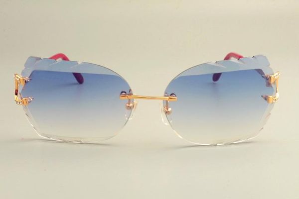 

thick new selling lens diamond 8300817 3.0 2019 sunglasses metal mirror, lens visor sunglasses, mirror luxury claw adurf, White;black