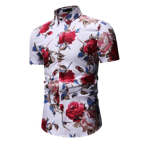 mens summer shirt slim fit short sleeve floral shirt 2019 mens fahion casual flower shirts beach shirts, White;black
mens summer shirt slim fit short sleeve floral shirt 2019 mens fahion casual flower shirts beach shirts, White;black