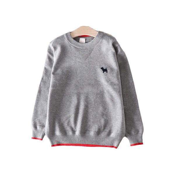 2018 autumn and winter new style childrenswear boy's pullover large tong chun mian xian single layer knit low waist jersey, White
2018 autumn and winter new style childrenswear boy's pullover large tong chun mian xian single layer knit low waist jersey, White