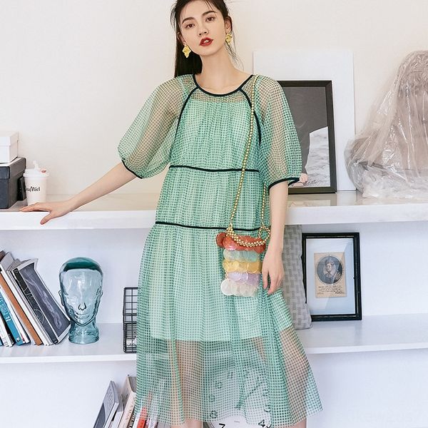 fresh and light mesh 2020 loose mid-sleeve fresh and light women's mesh dress 2020 women's loose mid-sleeve dress, White
fresh and light mesh 2020 loose mid-sleeve fresh and light women's mesh dress 2020 women's loose mid-sleeve dress, White