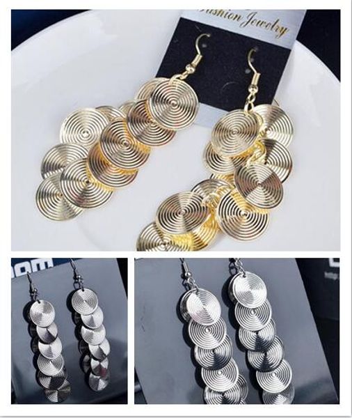 2019 new alloy circle multi layer vortex frosted earrings black gold silver exaggerated pendant earrings woman fashion jewelry
2019 new alloy circle multi layer vortex frosted earrings black gold silver exaggerated pendant earrings woman fashion jewelry