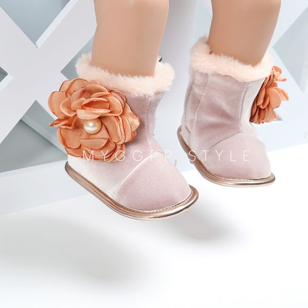 big fllower pearl baby boots new born baby girls toddler boots shoes plush winter warm anti-slip infant snow booties, Black;grey
big fllower pearl baby boots new born baby girls toddler boots shoes plush winter warm anti-slip infant snow booties, Black;grey