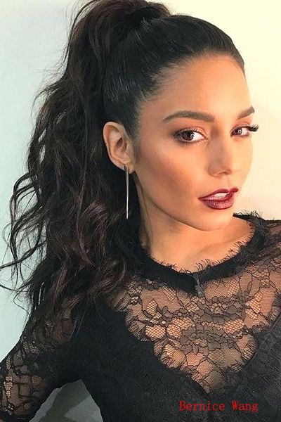 human hair horse ponytail human hair clip in wraps body wave brown human hair pony tail extension 120g pony tail hairpiece, Black
human hair horse ponytail human hair clip in wraps body wave brown human hair pony tail extension 120g pony tail hairpiece, Black