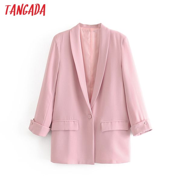 tangada 2020 women office blazer one button long sleeve elegant jacket ladies work wear blazer formal suits da85, White;black
tangada 2020 women office blazer one button long sleeve elegant jacket ladies work wear blazer formal suits da85, White;black