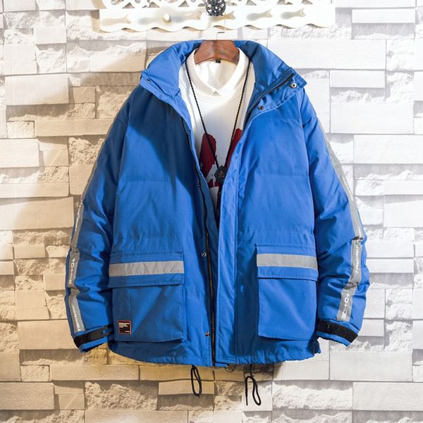 new style winter jacket men 2019 fashion casual plus size parkas solid color reflective cotton coat parkas veste homme hiver, Black
new style winter jacket men 2019 fashion casual plus size parkas solid color reflective cotton coat parkas veste homme hiver, Black