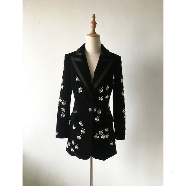new fashion women runway designer black blazer jacket female ladies slim outerwear plus size, White;black
new fashion women runway designer black blazer jacket female ladies slim outerwear plus size, White;black