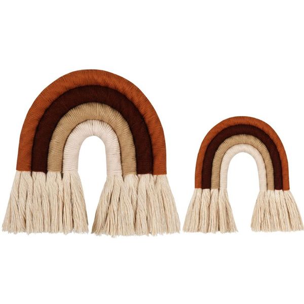 ins nordic home weaving rainbow tapestry cotton hand-woven color ornaments children's room decoration tassel wall hanging
ins nordic home weaving rainbow tapestry cotton hand-woven color ornaments children's room decoration tassel wall hanging