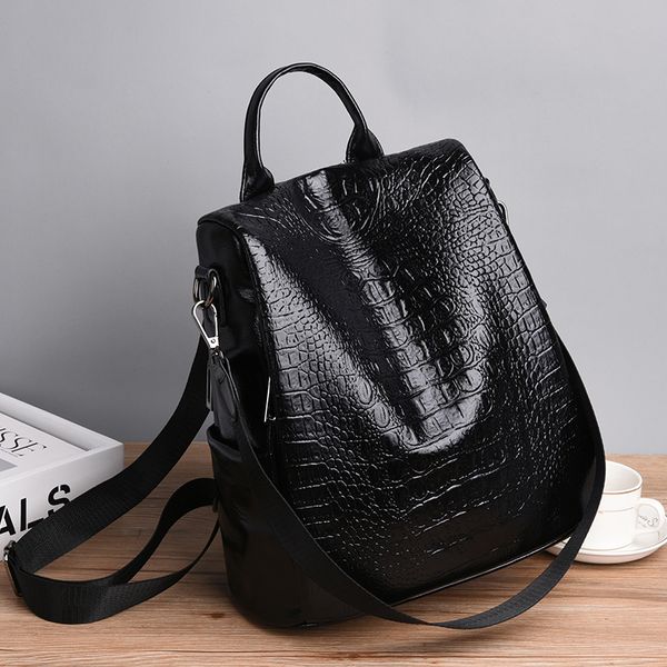 travel leather bag school crocodile leather women shoulder lady backpack shoulder backpack for women
travel leather bag school crocodile leather women shoulder lady backpack shoulder backpack for women