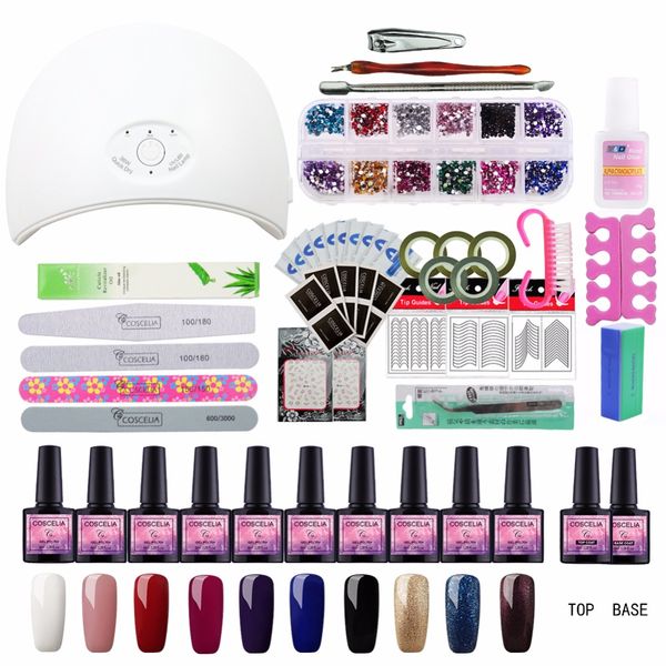 manicure set with lamp nail kit 24w/36w uv led lamp for nail art sets 10pcs 8ml gel polish set tools for manicure
manicure set with lamp nail kit 24w/36w uv led lamp for nail art sets 10pcs 8ml gel polish set tools for manicure