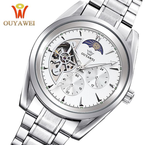 skeleton watch men mechanical wrist watches gold automatic self wind watch montre homme automatique horloges mannen ouyawei, Slivery;brown
skeleton watch men mechanical wrist watches gold automatic self wind watch montre homme automatique horloges mannen ouyawei, Slivery;brown