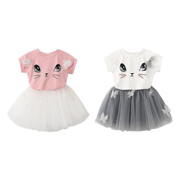 2pcs/lot cute baby kids clothes summer toddler girls suit t-shirt+skirt toddler girls dress clothing children suit costume, White
2pcs/lot cute baby kids clothes summer toddler girls suit t-shirt+skirt toddler girls dress clothing children suit costume, White
