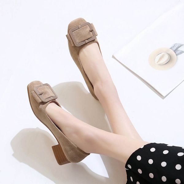 pump 2019 spring summer new square head shoes shallow mouth single shoes female with thick heel soft solid pump for women, Black
pump 2019 spring summer new square head shoes shallow mouth single shoes female with thick heel soft solid pump for women, Black