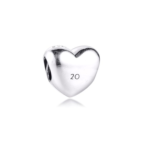 20th anniversary silver heart charm fits beaded snake chain bracelets for woman diy beads for jewelry making sterling silver jewelry charm, Black
20th anniversary silver heart charm fits beaded snake chain bracelets for woman diy beads for jewelry making sterling silver jewelry charm, Black