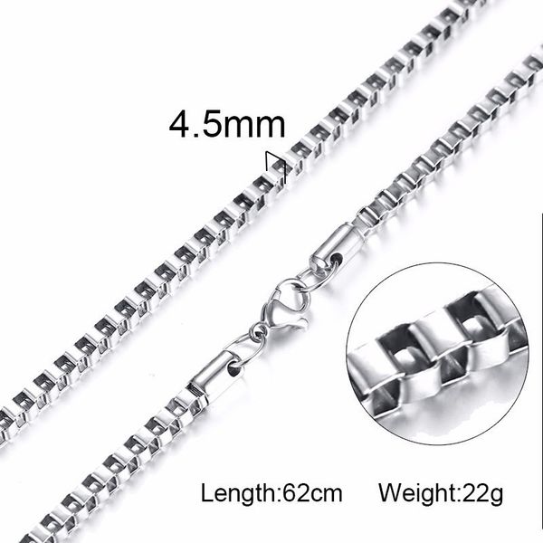 vnox tone square box venetian link ingot bar chain necklace for men women stainless steel choker, Silver
vnox tone square box venetian link ingot bar chain necklace for men women stainless steel choker, Silver