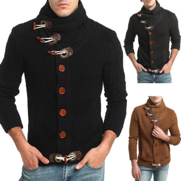 men's winter long sleeve sweaters coats 2018 new fashion warm horn button cardigans jumper sweater outwer -2xl, White;black
men's winter long sleeve sweaters coats 2018 new fashion warm horn button cardigans jumper sweater outwer -2xl, White;black