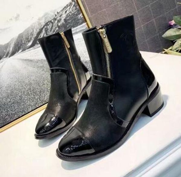 brand new womens mid heel 4.5cm ankle knight martin waterproof autumn winter boots zip cow leather shoes size 35-40, Black
brand new womens mid heel 4.5cm ankle knight martin waterproof autumn winter boots zip cow leather shoes size 35-40, Black