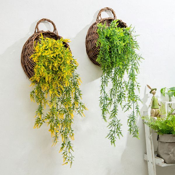 wall hanging hand-woven flower basket simulation green plant home decoration living room restaurant cafe christmas wedding decor
wall hanging hand-woven flower basket simulation green plant home decoration living room restaurant cafe christmas wedding decor