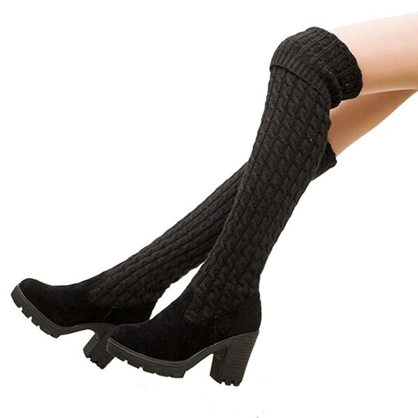 новые трикотажные женщины boots над коленом high добыч обувь осень-зима упругие тонкий длинные женщины черные туфли dt013, Black
новые трикотажные женщины boots над коленом high добыч обувь осень-зима упругие тонкий длинные женщины черные туфли dt013, Black