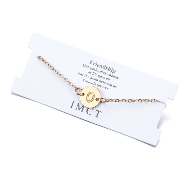 1 pc new charm letter o women girl golden a-z 26 letters bracelet bangle for women adjustable personality simple jewelry gift, Black
1 pc new charm letter o women girl golden a-z 26 letters bracelet bangle for women adjustable personality simple jewelry gift, Black