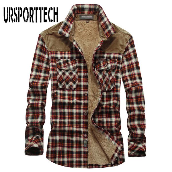 men shirt winter thick plus velvet warm plaid dress shirts long sleeve men's work shirts casual slim fit camisa social shirt, White;black
men shirt winter thick plus velvet warm plaid dress shirts long sleeve men's work shirts casual slim fit camisa social shirt, White;black