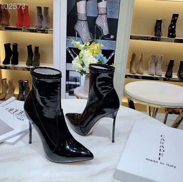 novelty autumn winter mid calf luxury designer leather black women boots pointed toe on boots spike high heel pumps party dress shoes lady
novelty autumn winter mid calf luxury designer leather black women boots pointed toe on boots spike high heel pumps party dress shoes lady