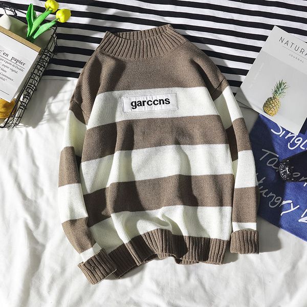 men's sweaters men o-neck knitting autumn winter warm thick mens clothing pullover all-match harajuku simple loose 2xl, White;black
men's sweaters men o-neck knitting autumn winter warm thick mens clothing pullover all-match harajuku simple loose 2xl, White;black