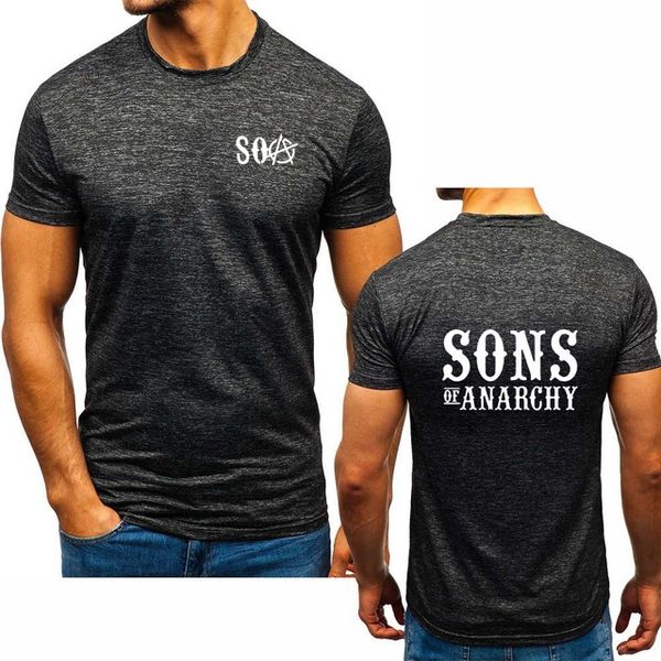 summer men's t-shirt soa sons of anarchy the child print comfortable cotton short sleeve male t-shirt b