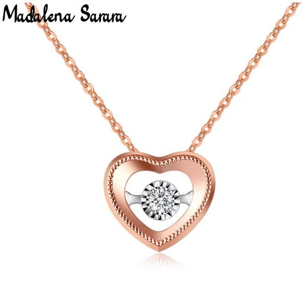 madalena sarara south africa diamond 0.03cts heart style 18k rose gold women chain necklace, Silver
madalena sarara south africa diamond 0.03cts heart style 18k rose gold women chain necklace, Silver
