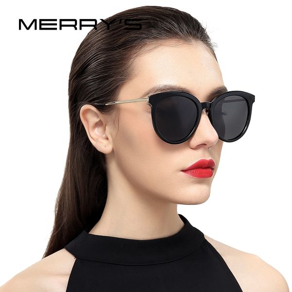merry's women brand designer cat eye polarized sunglasses 100% uv protection s'6152, White;black
merry's women brand designer cat eye polarized sunglasses 100% uv protection s'6152, White;black