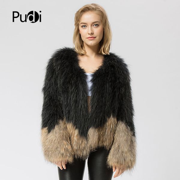 cr053 knit knitted genuine real raccoon fur coat jacket overcoat women's fashion winter warm fur coat ourwear, Black
cr053 knit knitted genuine real raccoon fur coat jacket overcoat women's fashion winter warm fur coat ourwear, Black