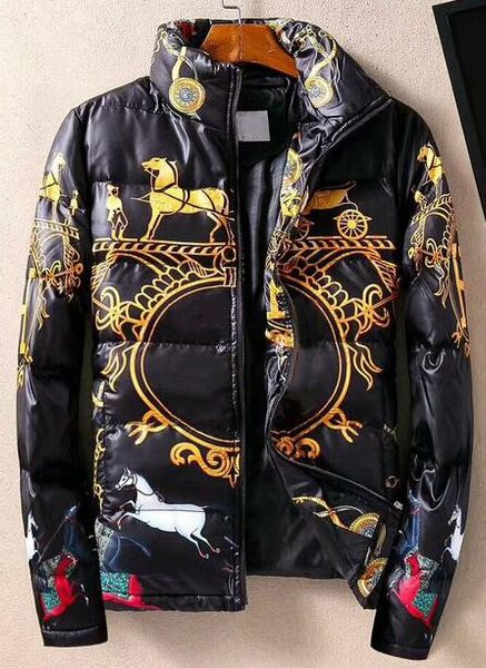 winter new down jacket men's casual print large size fashion trend men's down cotton suit, Black
winter new down jacket men's casual print large size fashion trend men's down cotton suit, Black