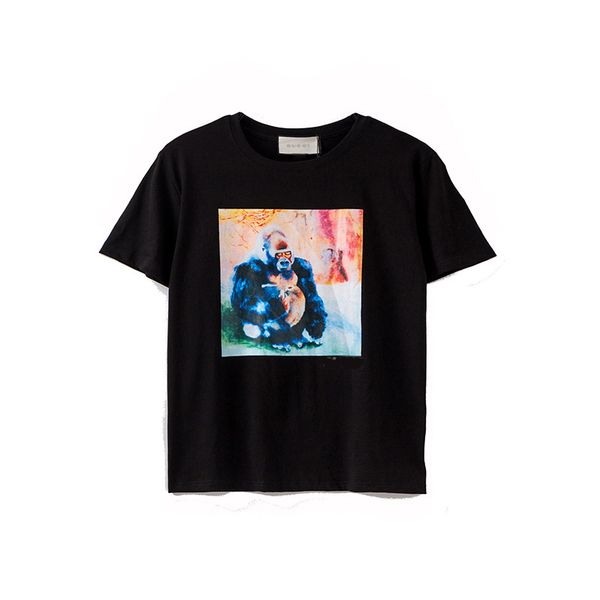 new man summer t shirt chimpanzee printed pattern black fashion casual short sleeve tees shirts designer t shirts for men women, White;black
new man summer t shirt chimpanzee printed pattern black fashion casual short sleeve tees shirts designer t shirts for men women, White;black