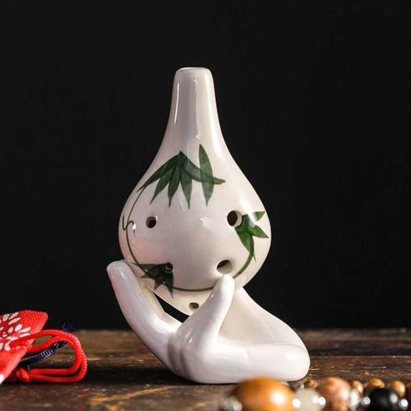 selling ocarina 6 holes bamboo leaves pattern ac key musical instrument for beginner learning
selling ocarina 6 holes bamboo leaves pattern ac key musical instrument for beginner learning