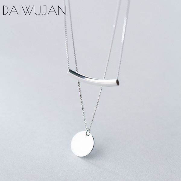 daiwujan personality real 925 sterling silver multilayer pendant choker necklaces minimalist fine jewelry for women party
daiwujan personality real 925 sterling silver multilayer pendant choker necklaces minimalist fine jewelry for women party