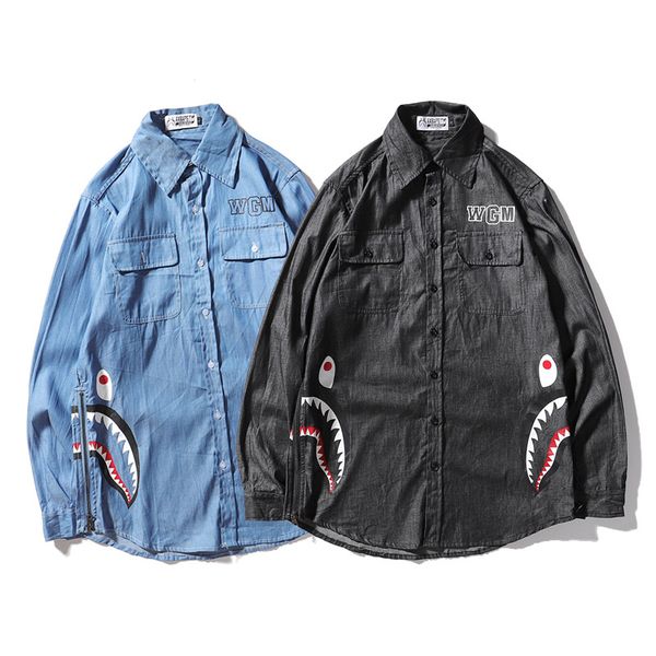 классический tide brand shirt mens конструктора рубашки высокого качества вскользь кардиган double side zipper shark джинсовая куртка вышиты, White;black
классический tide brand shirt mens конструктора рубашки высокого качества вскользь кардиган double side zipper shark джинсовая куртка вышиты, White;black