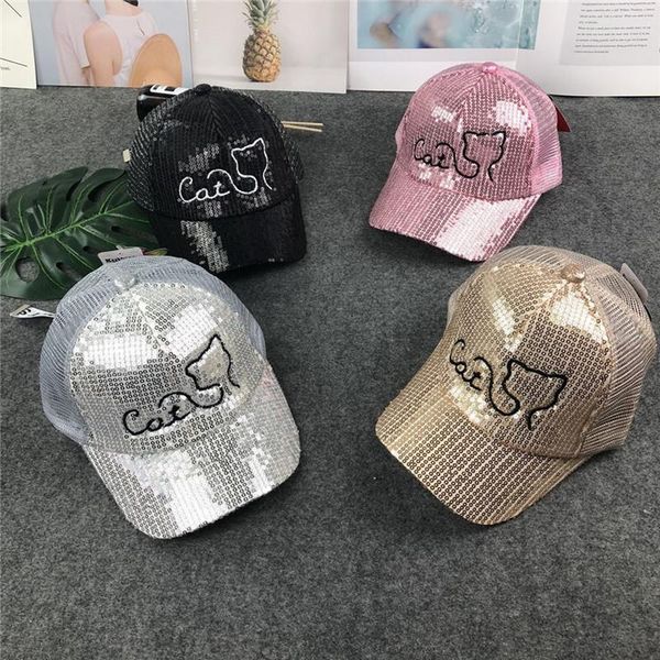 2019 children cat paillette caps summer hats for baby boys girls sun hat kids chapeau mesh baseball cap headwear etzil, Yellow
2019 children cat paillette caps summer hats for baby boys girls sun hat kids chapeau mesh baseball cap headwear etzil, Yellow