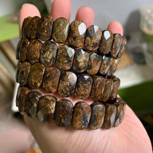 bronzite stone beads bracelet natural stone jewelry bangle diy jewelry for woman for man wholesale, Golden;silver
bronzite stone beads bracelet natural stone jewelry bangle diy jewelry for woman for man wholesale, Golden;silver