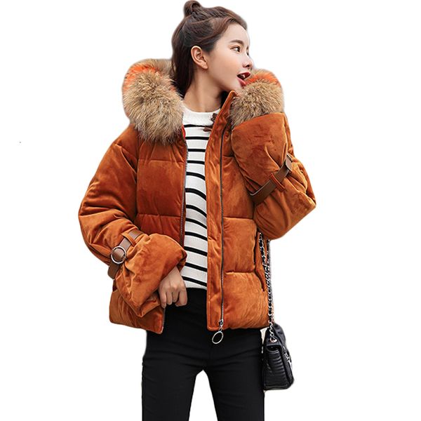 new herf winter great fur coat women fashion women's velours jacket short cats jas ladies inverno parka cm439, Black
new herf winter great fur coat women fashion women's velours jacket short cats jas ladies inverno parka cm439, Black