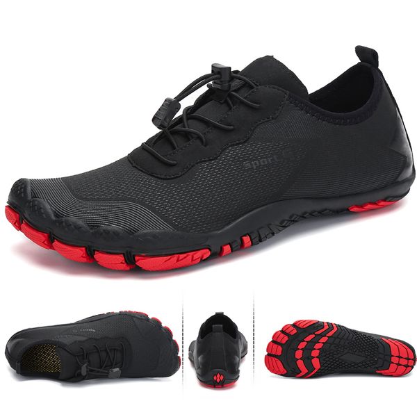 new summer casual sandals shoes quick dry outdoor fishing beach water shoes slip-on breathable mesh barefoot sneakers slippers, Black
new summer casual sandals shoes quick dry outdoor fishing beach water shoes slip-on breathable mesh barefoot sneakers slippers, Black