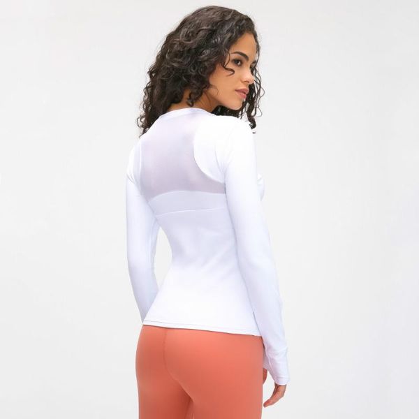 twe built-in pads sport workout long sleeved shirts women quick dry mesh patchwork fitness workout thumb holes 2020, White;red
twe built-in pads sport workout long sleeved shirts women quick dry mesh patchwork fitness workout thumb holes 2020, White;red