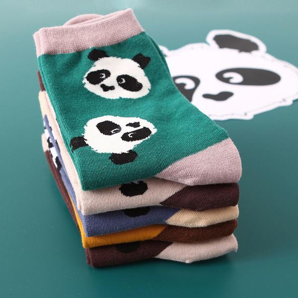 women's short socks middle tube socks cartoon panda print crew spring and summer tide 2020 new fashion, Black;white
women's short socks middle tube socks cartoon panda print crew spring and summer tide 2020 new fashion, Black;white
