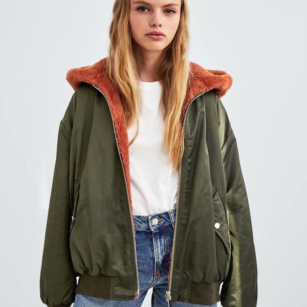 double-faced flying yuan jacket cotton clothing 2019 winter new european and american cotton women's large size loose, Black
double-faced flying yuan jacket cotton clothing 2019 winter new european and american cotton women's large size loose, Black