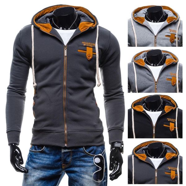 zogaa 2019 new men's coat sports fitness casual loose hoody clothes zipper sweatshirt male hoody hip hop casual striped jacket, Black
zogaa 2019 new men's coat sports fitness casual loose hoody clothes zipper sweatshirt male hoody hip hop casual striped jacket, Black