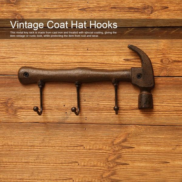 ретро vintage пальто hat основные стойки держатель крючки чугун молоток формы декоративные
ретро vintage пальто hat основные стойки держатель крючки чугун молоток формы декоративные