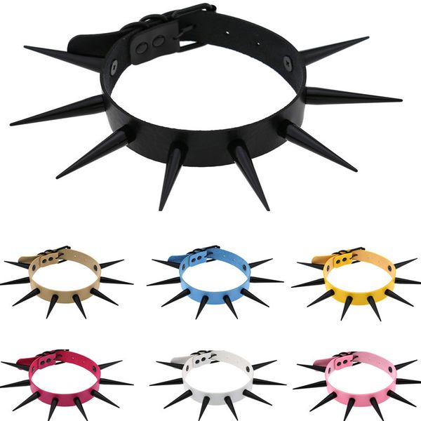 diezi 2020 new vintage punk harajuku cosplay black rivet pu leather choker necklace for women vintage boho statement necklaces, Silver
diezi 2020 new vintage punk harajuku cosplay black rivet pu leather choker necklace for women vintage boho statement necklaces, Silver