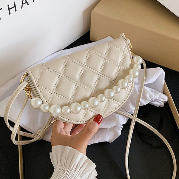 pearl handle design mini pu leather saddle bags for women 2020 summer simple shoulder handbags female fashion cross body bag
pearl handle design mini pu leather saddle bags for women 2020 summer simple shoulder handbags female fashion cross body bag