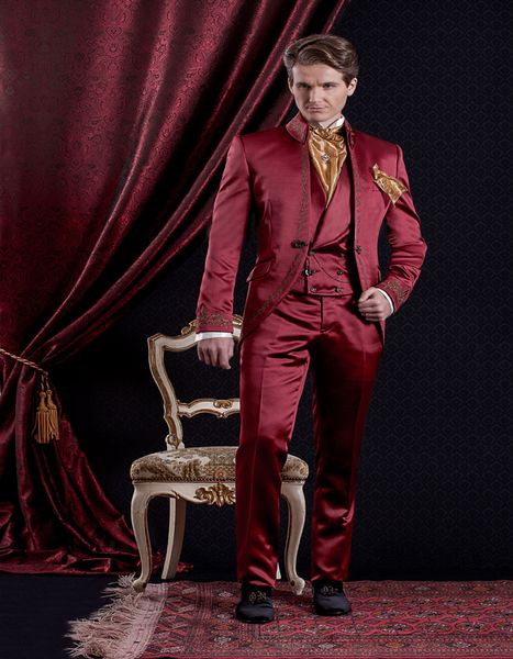classic embroidery tuxedos groom wedding men suits mens wedding suits tuxedo costumes de smoking pour hommes men(jacket+pants+tie+vest) 202, Black;gray
classic embroidery tuxedos groom wedding men suits mens wedding suits tuxedo costumes de smoking pour hommes men(jacket+pants+tie+vest) 202, Black;gray