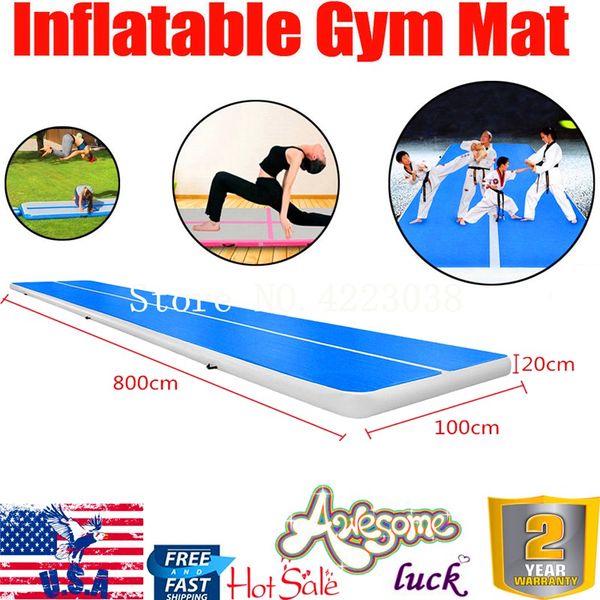 8*1*0.2m inflatable gym mat inflatable gymnastics airtrack tumbling air track floor trampoline electric air pump for sale
8*1*0.2m inflatable gym mat inflatable gymnastics airtrack tumbling air track floor trampoline electric air pump for sale