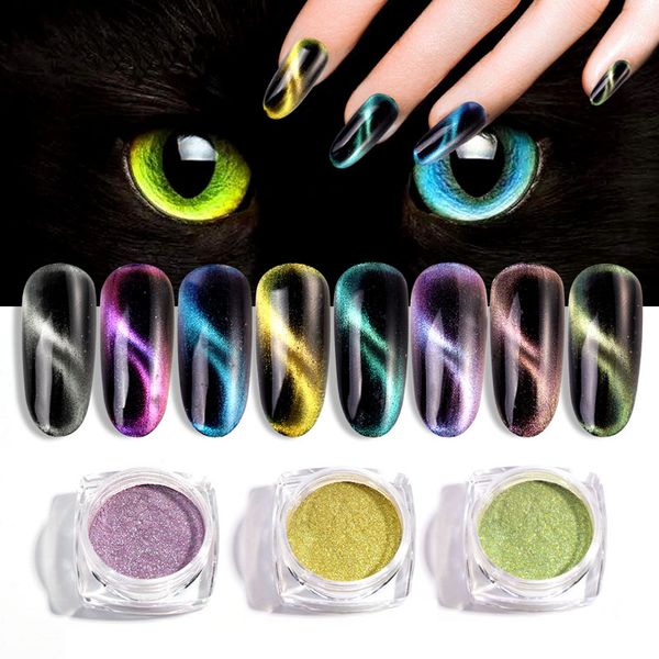 nail glitter eyes dancing cat eye mirror powder metallic nails art gel polishing chrome 3d magnetic pigment dust decorations, Silver;gold
nail glitter eyes dancing cat eye mirror powder metallic nails art gel polishing chrome 3d magnetic pigment dust decorations, Silver;gold