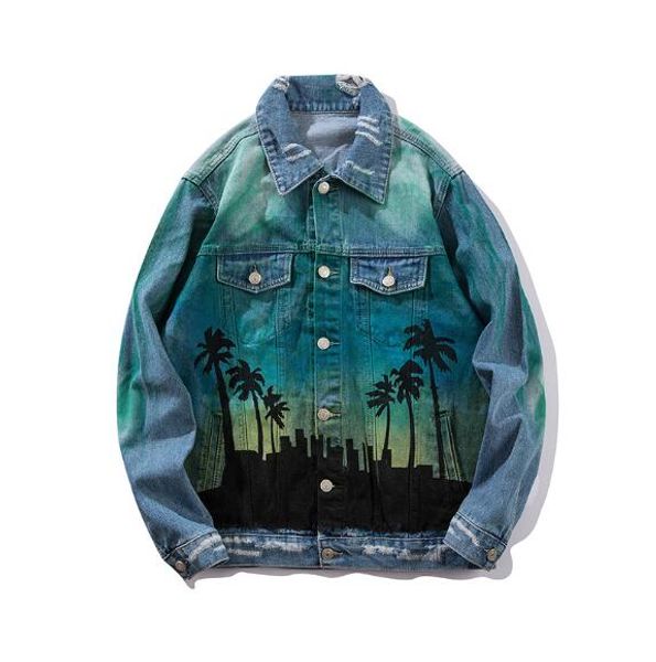 print male fashion hip style denim jacket mens jacket coconut hop street size asian m-2xl wpfak, Black
print male fashion hip style denim jacket mens jacket coconut hop street size asian m-2xl wpfak, Black